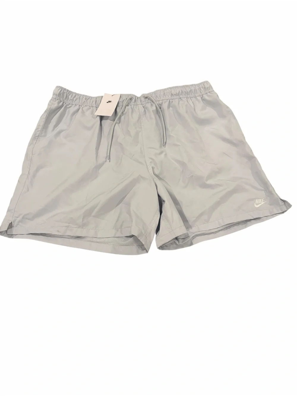 Nike Sportswear Woven Flow Swim Shorts Men XXL Light Gray NWT - Picture 1 of 7